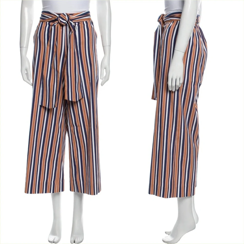 TANYA TAYLOR Striped Wide Leg Pants - Picture 2 of 14